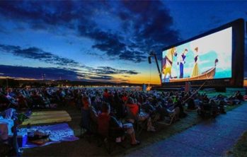 Giant Outdoor Movie Screen Rental in Dallas, Texas