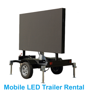 Mobile LED Trailer Rental (16' x 9') in Dallas, Texas