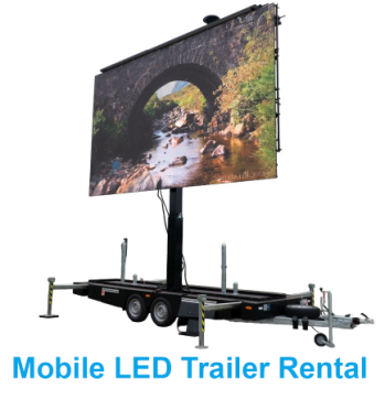 Mobile LED Trailer Rental (17' x 10') in Dallas, Texas