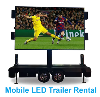 Mobile LED Trailer Rental (23' x 13') in Dallas, Texas