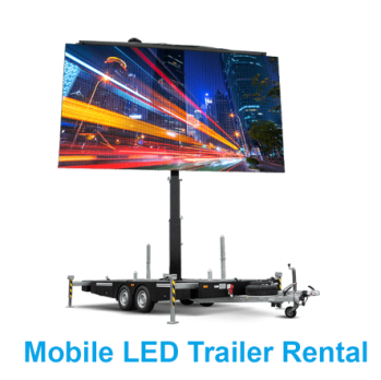 Mobile LED Trailer Rental (12' x 7') in Dallas, Texas