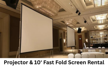 Dallas Projector & 10' Fast Fold Screen Rental