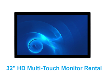 Interactive Engagement: 32" HD Multi-Touch Monitor Rental in Dallas, Texas