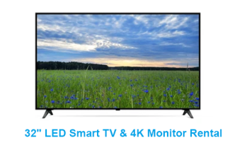 32" LED Smart TV & 4K Monitor Rental in Dallas, TX