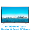 Premium 55" HD Multi-Touch Monitor & Smart TV Rental in Dallas