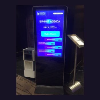 Dallas Vertical Ad Player Kiosk Rental Service