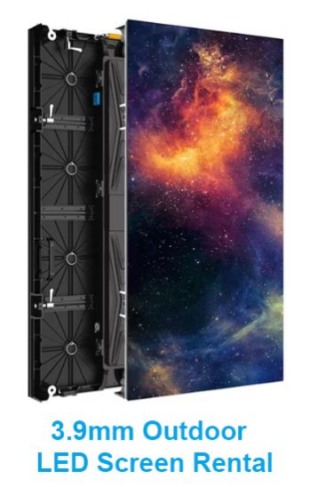 3.9mm Outdoor LED Screen Rental in Dallas, Texas