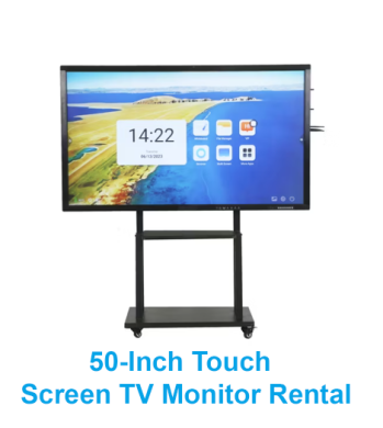 Enhance Engagement: 50-Inch Touch Screen TV Monitor Rental in Dallas, Texas