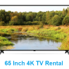 65 Inch 4K TV Rental in Dallas, TX