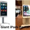 Giant iPad Rental Services in Dallas, Texas