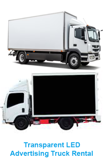 Transparent LED Advertising Truck Rental in Dallas, Texas