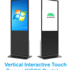 Premier Vertical Interactive Touch Screen KIOSK Rental in Dallas, Texas